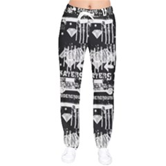 Skater-underground2 Women Velvet Drawstring Pants by PollyParadise