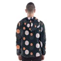 Black peach white  Men s Hooded Windbreaker View2