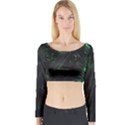 Alien2 Long Sleeve Crop Top View1