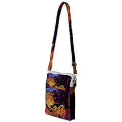 Nebula Starry Night Skies Abstract Art Multi Function Travel Bag by CrypticFragmentsDesign