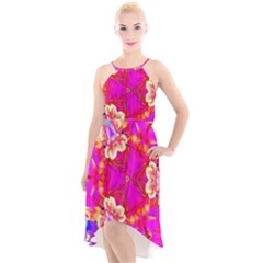Newdesign High-low Halter Chiffon Dress  by LW41021