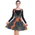 GoghWave Plunge Pinafore Dress View1