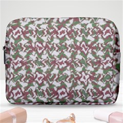 Multicolored Texture Print Pattern Make Up Pouch (large) by dflcprintsclothing
