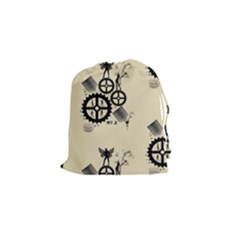 Angels Drawstring Pouch (small) by PollyParadise
