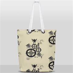 Angels Full Print Rope Handle Tote (small) by PollyParadise