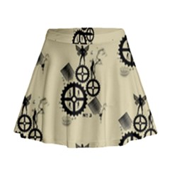 Angels Mini Flare Skirt by PollyParadise
