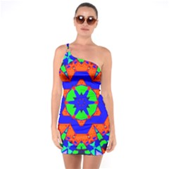Excite One Soulder Bodycon Dress by LW323