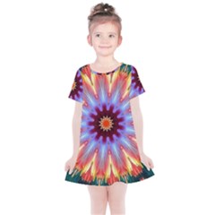 Passion Flower Kids  Simple Cotton Dress by LW323