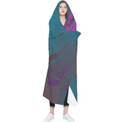 Evening Bloom Wearable Blanket by LW323