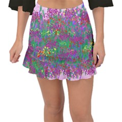 Bay Garden Fishtail Mini Chiffon Skirt by LW323