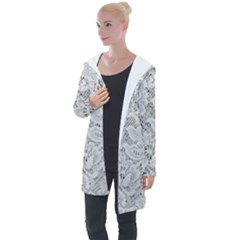 Lacy Longline Hooded Cardigan by LW323