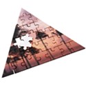 Palm Trees Wooden Puzzle Triangle View3