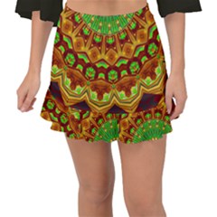 Glorious Fishtail Mini Chiffon Skirt by LW323
