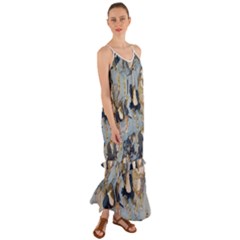 Famous Heroes Of The Kabuki Stage Played By Frogs  Cami Maxi Ruffle Chiffon Dress by Sobalvarro