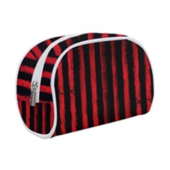 Red Lines Make Up Case (small) by goljakoff