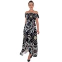 Design C1 Off Shoulder Open Front Chiffon Dress View1