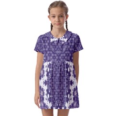 Simple Country Kids  Asymmetric Collar Dress by LW323