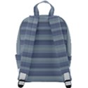 Linear Cold Print Design Zip Up Backpack View3