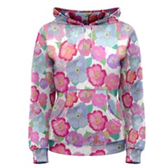 Bright, Joyful Flowers Women s Pullover Hoodie by SychEva