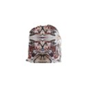 White Feathers Arabesque Drawstring Pouch (XS) View1