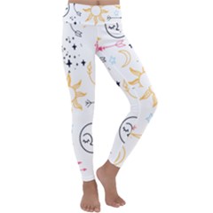 Pattern Mystic Kids  Lightweight Velour Classic Yoga Leggings by alllovelyideas