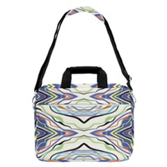 Bohemian Colorful Pattern B Macbook Pro Shoulder Laptop Bag  by gloriasanchez