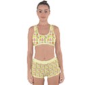 Tropical Fruits Pattern  Racerback Boyleg Bikini Set View1