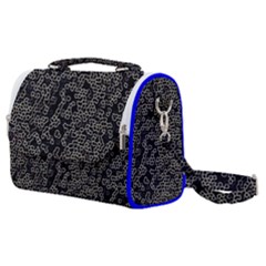 Neon Geometric Pattern Design Satchel Shoulder Bag by dflcprintsclothing