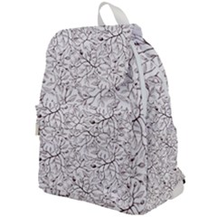 Pencil Flowers Seamless Pattern Top Flap Backpack by SychEva