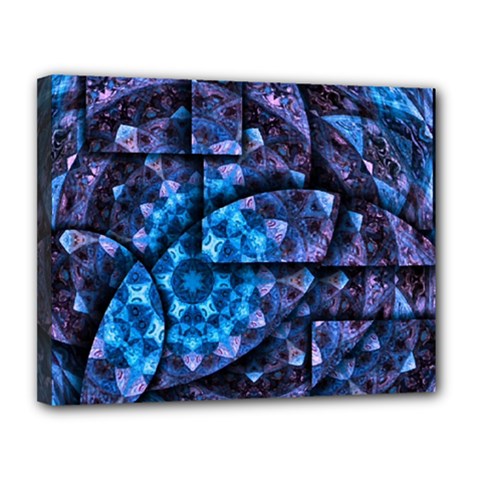 Dismembered Mandala Canvas 14  X 11  (stretched) by MRNStudios