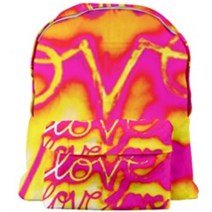 Pop Art Love Graffiti Giant Full Print Backpack by essentialimage365
