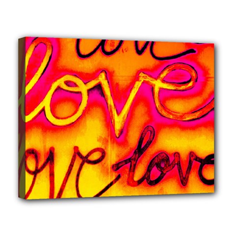  Graffiti Love Canvas 14  X 11  (stretched) by essentialimage365