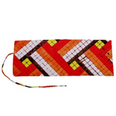 Pop Art Mosaic Roll Up Canvas Pencil Holder (s) by essentialimage365
