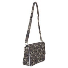 Browns Geometric Abstract Design Shoulder Bag With Back Zipper by dflcprintsclothing