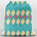 Starfish And Seashells  Sea Drawstring Bag (Large) View2
