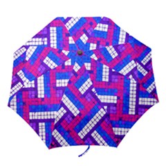 Pop Art Mosaic Folding Umbrellas by essentialimage365