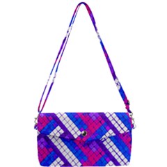 Pop Art Mosaic Removable Strap Clutch Bag by essentialimage365