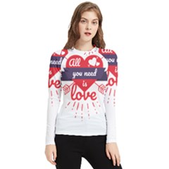 All You Need Is Love Women s Long Sleeve Rash Guard by DinzDas