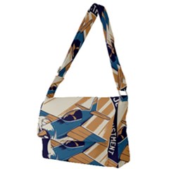 Airplane - I Need Altitude Adjustement Full Print Messenger Bag (s) by DinzDas