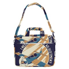 Airplane - I Need Altitude Adjustement Macbook Pro Shoulder Laptop Bag  by DinzDas