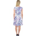 Tie Diy Diys Retro Batic Design Capsleeve Midi Dress View2
