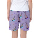 Japanese Ramen Sushi Noodles Rice Bowl Food Pattern Women s Basketball Shorts View2