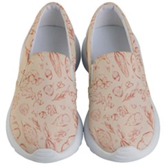 Thanksgiving Flowers And Gifts Pattern Kids Lightweight Slip Ons by DinzDas