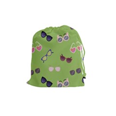 Sunglasses Funny Drawstring Pouch (medium) by SychEva