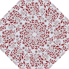 Folk Flowers Art Pattern Floral Abstract Surface Design  Seamless Pattern Hook Handle Umbrellas (small) by Eskimos