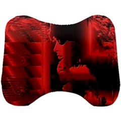 Red Light Head Support Cushion by MRNStudios
