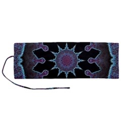 Framed Mandala Roll Up Canvas Pencil Holder (m) by MRNStudios