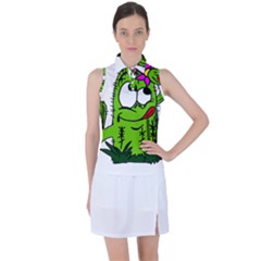Cactus Women s Sleeveless Polo Tee by IIPhotographyAndDesigns