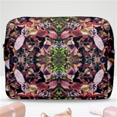 Shrubs Repeats Make Up Pouch (large) by kaleidomarblingart