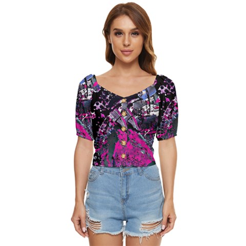 Rollercoaster Button Up Blouse by MRNStudios